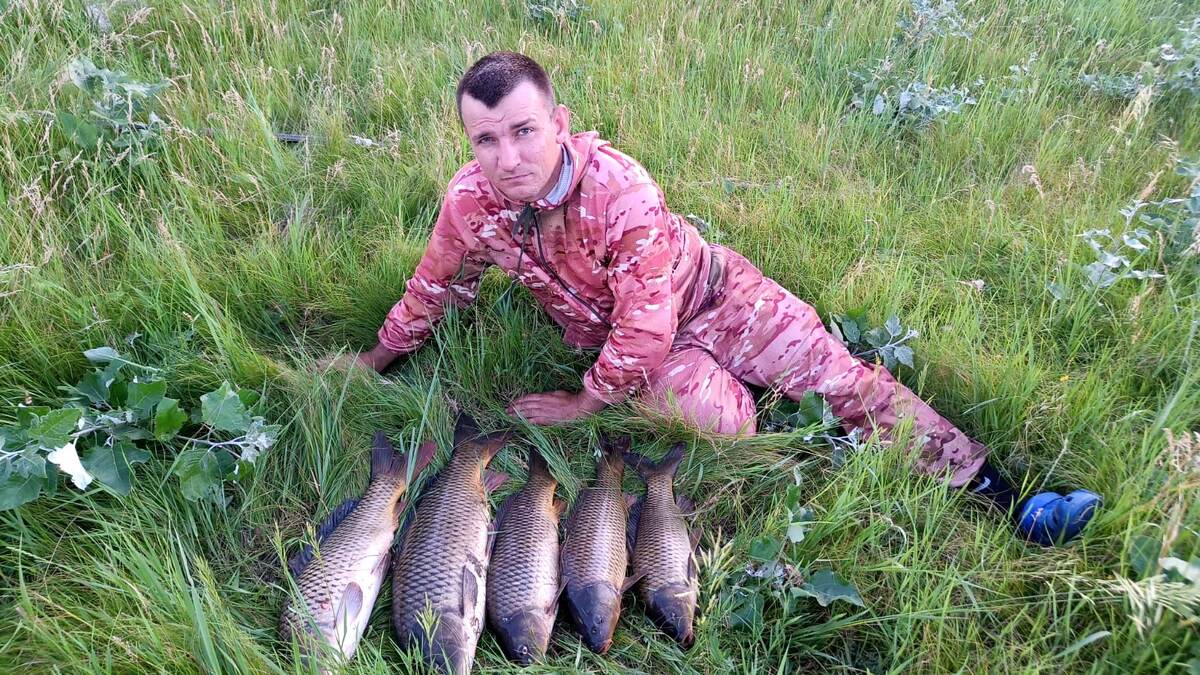 Результат 4 часов рыбалки.