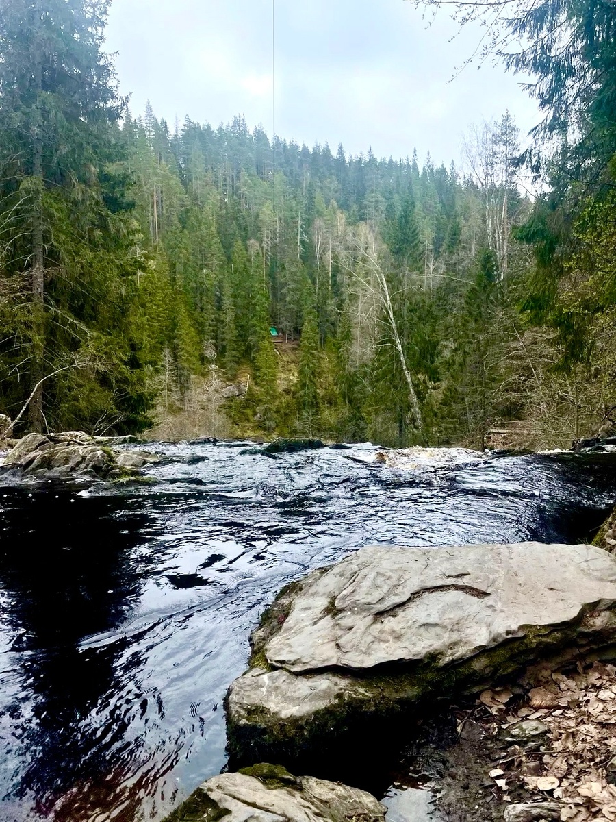 Вершина водопада Белые мосты