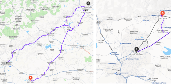 Яндекс карта