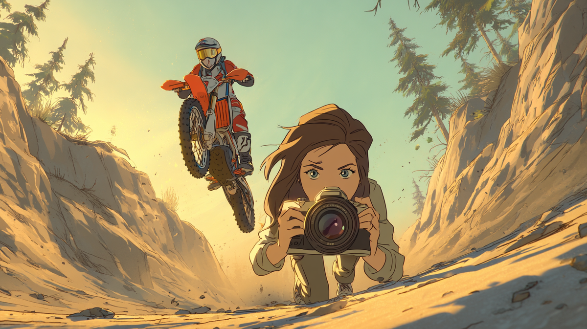 Лезу под колеса, чтобы сделать самый лучший кадр ))