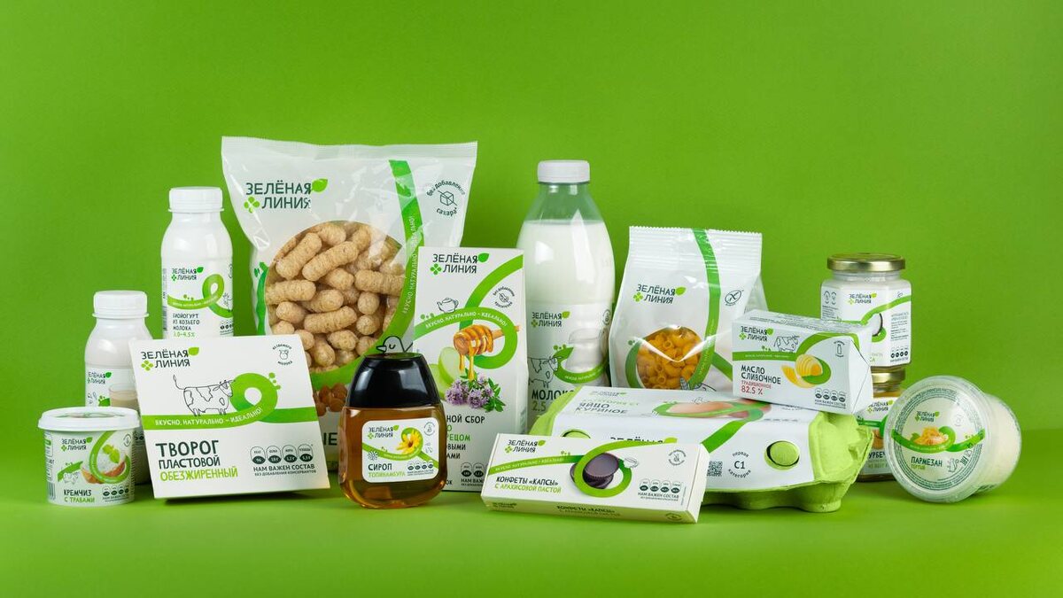 OhMyBrand представил ребрендинг СТМ «Зелёная Линия» для «Перекрёстка»