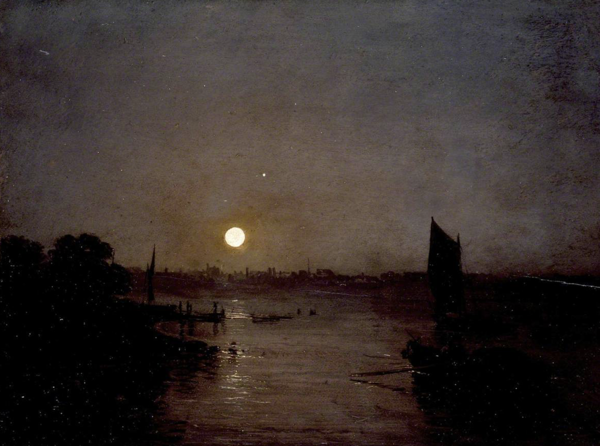 Лунный свет, этюд в Миллбанке, 1797