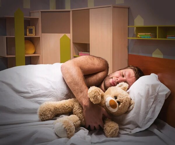 Спите сладко, как этот мужчина )