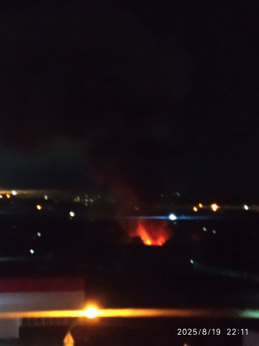    Пожар на улице Юрина в Барнауле. Источник: "Инцидент Барнаул"