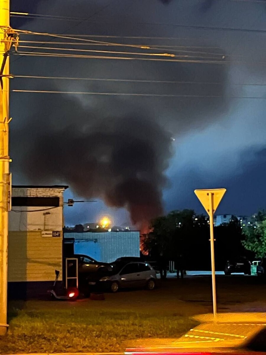    Пожар на улице Юрина в Барнауле. Источник: "Инцидент Барнаул"