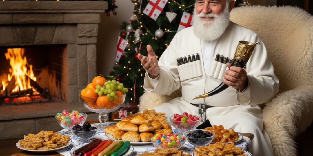 Как мы в Грузии празднуем Новый Год, Рождество Христово: традиции, обряды и праздничный стол в Грузии