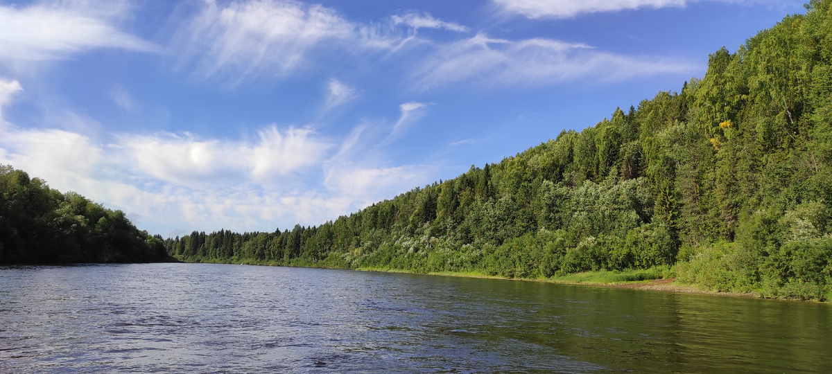 Река Колва. Пермский край.