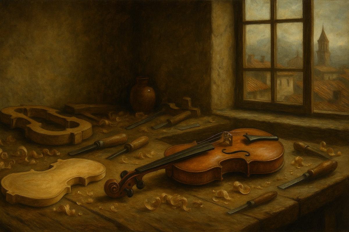 Мастерская мастера Бартоломео Гварнери.