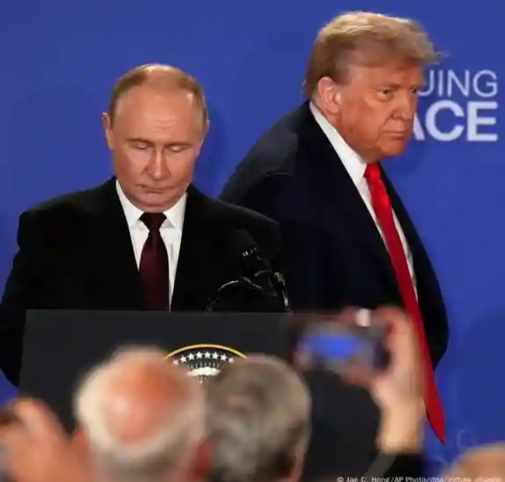 Президенты России и США Владимир Путин и Дональд Трамп в ходе саммита на Аляске, 15 августа 2025 годаФото: Jae C. Hong/AP Photo/dpa/picture alliance.