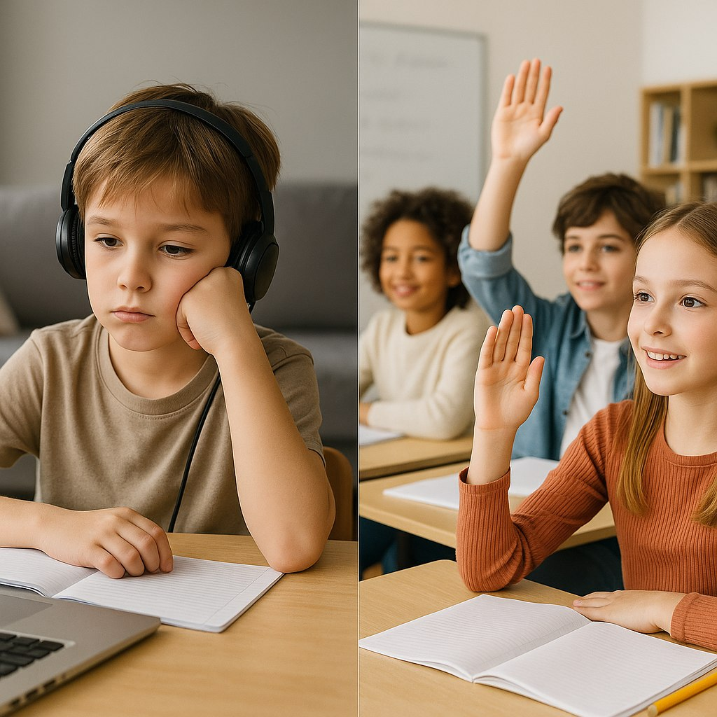 Учеба онлайн или офлайн? Для детей ответ очевиден