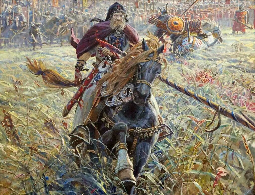 Бой Пересвета с Челубеем. media.elitsy.ru