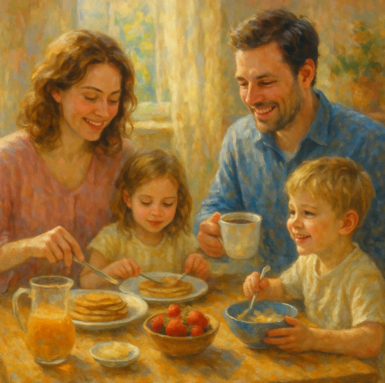 Совместный завтрак по выходным