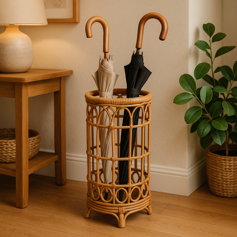    Как сделать стильную ротанговую подставку для зонтов: пошаговое руководство для уютной прихожей Loza