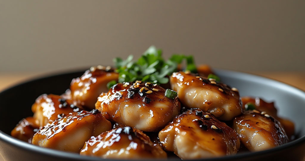 Куриное филе в кляре с соусом терияки