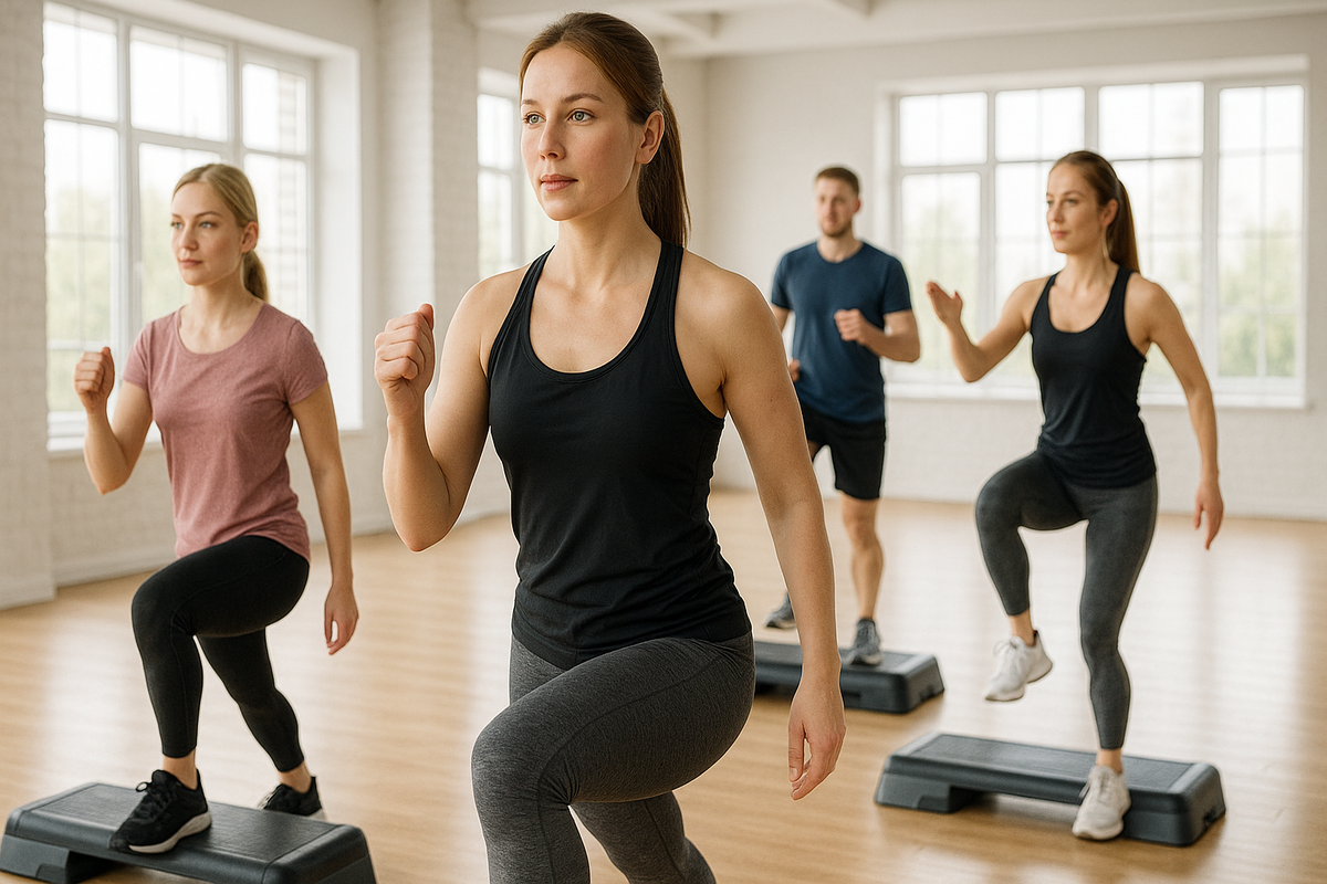 Степ-аэробика: динамичные упражнения для похудения и тонуса