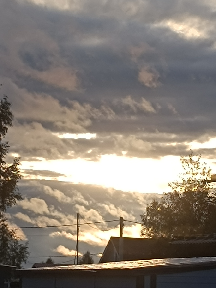 Наш закат из окна