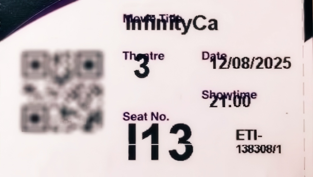 Билет с сеанса на это анимэ с началом в 21:00