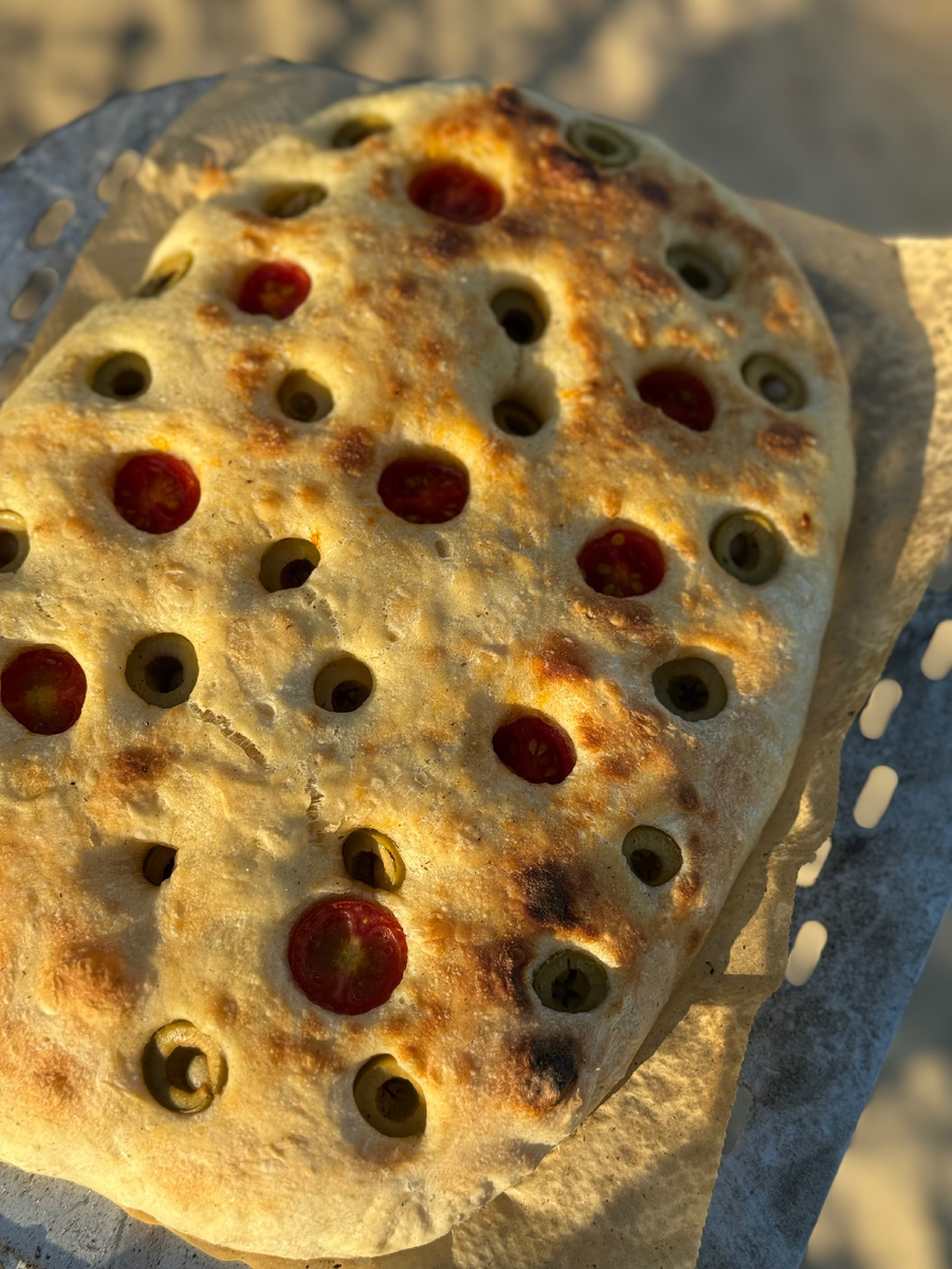 Фокачча на закваске 