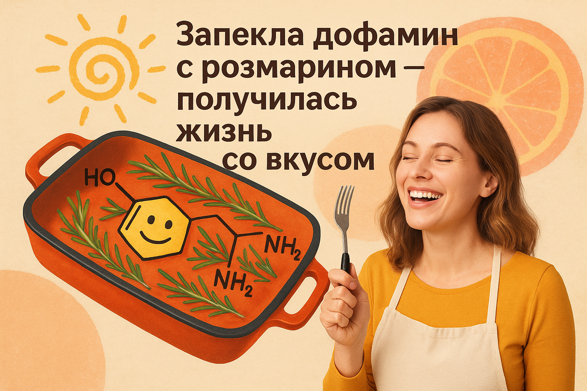Запекла дофамин с розмарином — получилась жизнь со вкусом