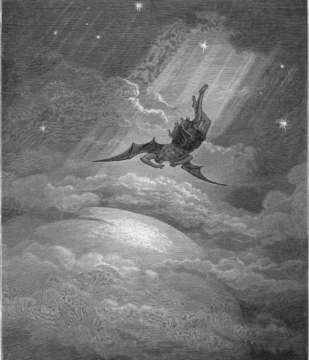 Иллюстрация Гюстава Доре к поэме Дж. Мильтона «Потерянный рай», 1866