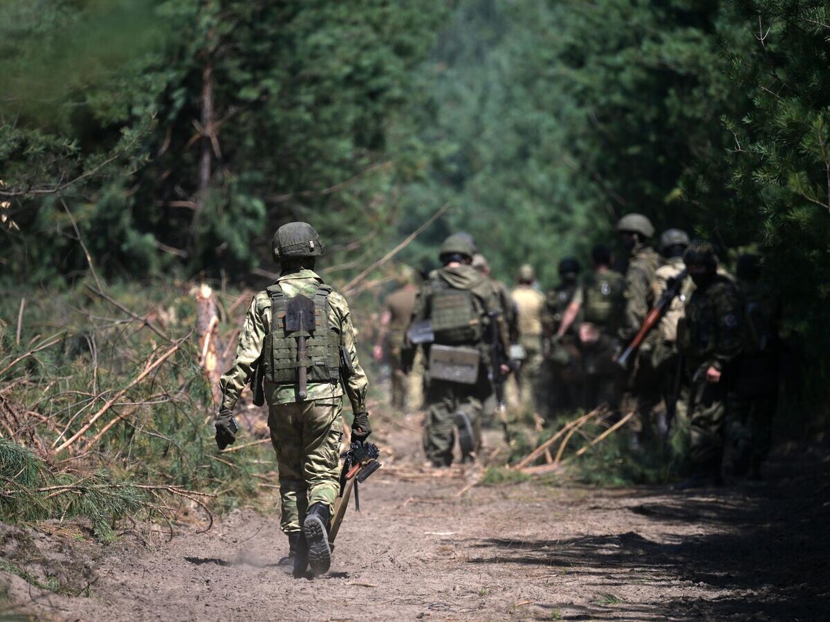    Военнослужащие ВС РФ в зоне проведения специальной военной операции© РИА Новости / Евгений Биятов