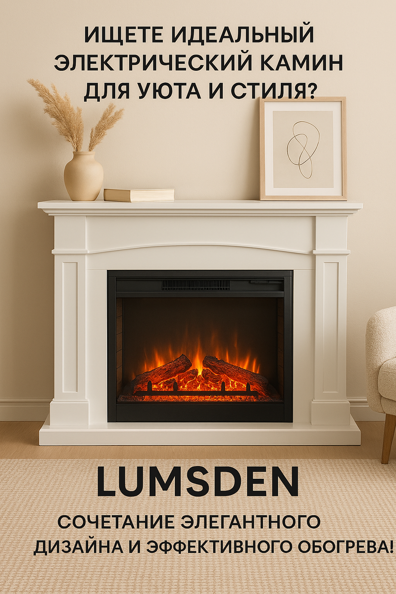    Электрический камин Lumsden: как создать уют и стиль в вашем интерьере без лишних затрат Kamin
