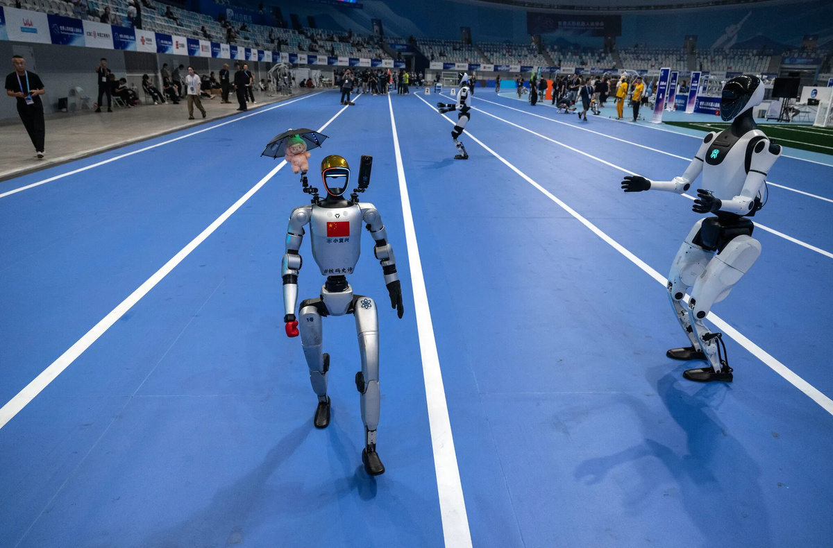 Олимпийские игры для роботов в Пекине.