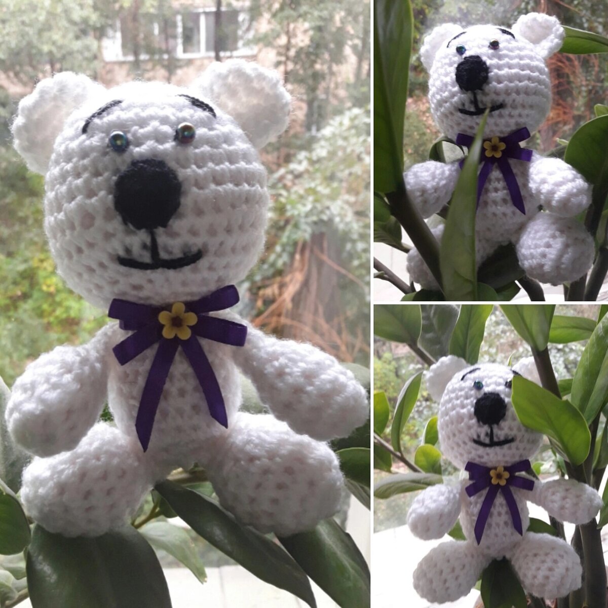 Самая первая игрушка, связанная на заказ.А по порядку, всего вторая игрушка своими руками. Как давно это было.