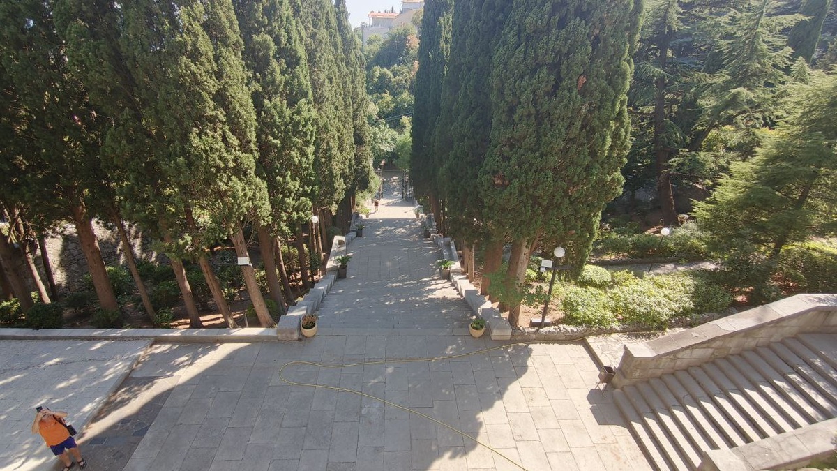 Лестница, вид сверху