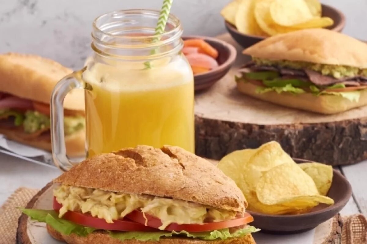    Вместо бургеров – овощи.