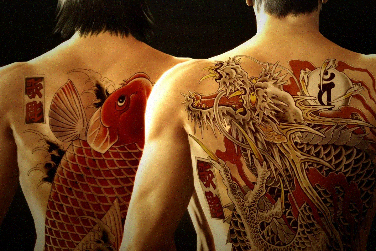 Кадр из игры Yakuza