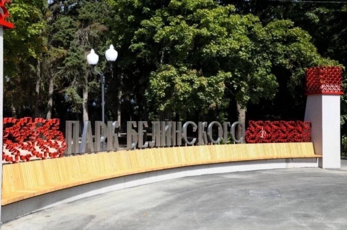   До конца августа должны завершить реконструкцию в парке Белинского Пензы