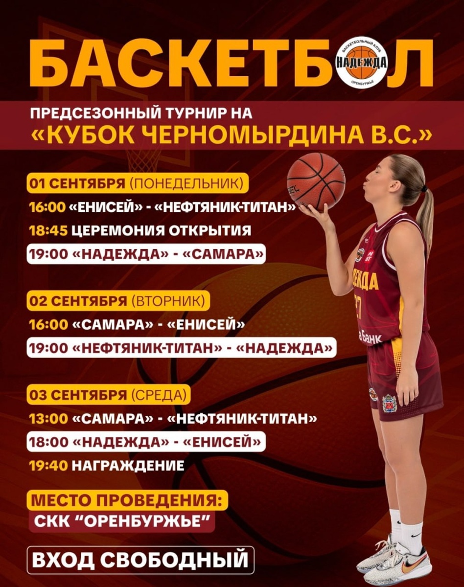     В Оренбурге разыграют баскетбольный кубок Черномырдина Антон Пичурин
