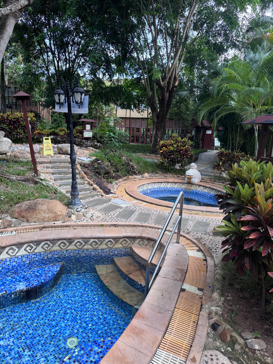 На территории термального комплекса 