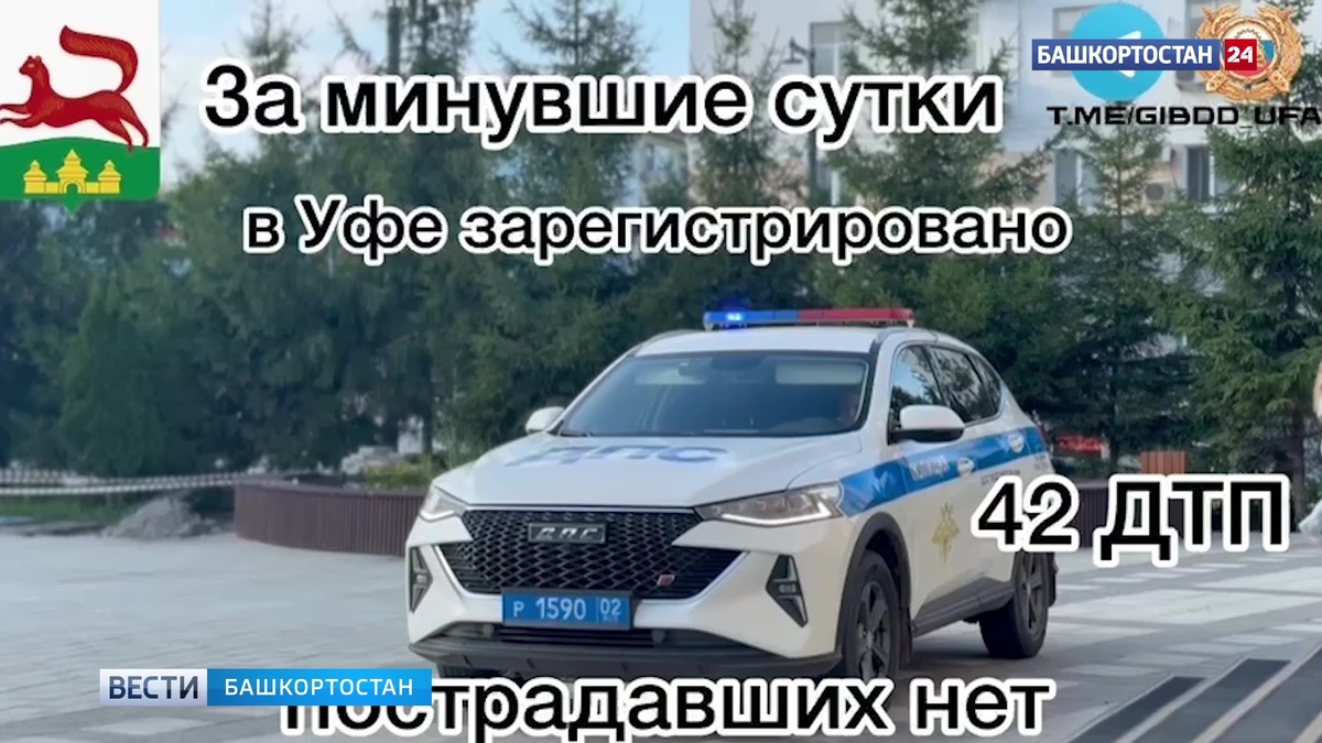    В Уфе сотрудники Госавтоинспекции за сутки пресекли 348 нарушений ПДД