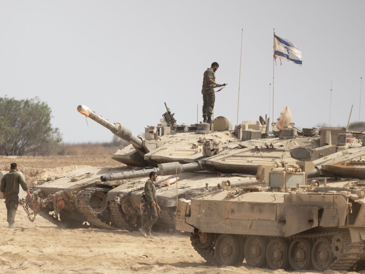    Израильские военные неподалеку от границы с сектором Газа© Getty Images / Amir Levy