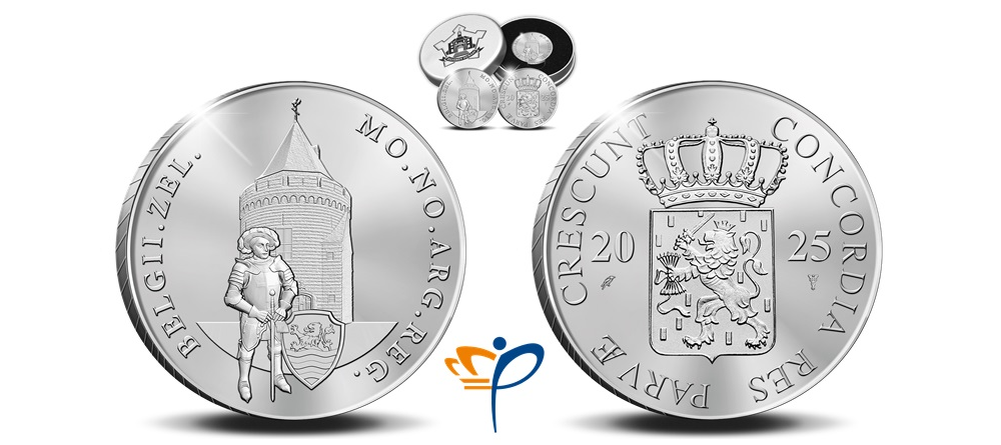    Аверс и реверс серебряного дуката Нидерландов 2025 года