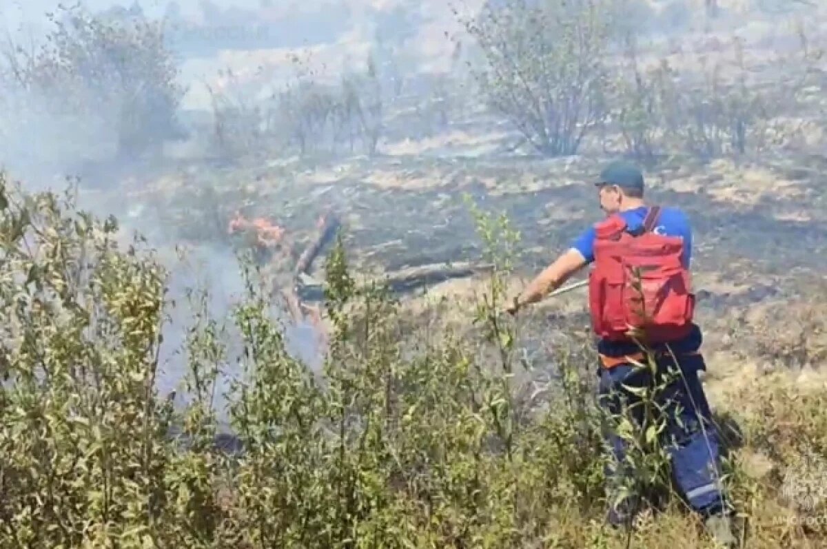    Пожар в Симферопольском районе ликвидирован