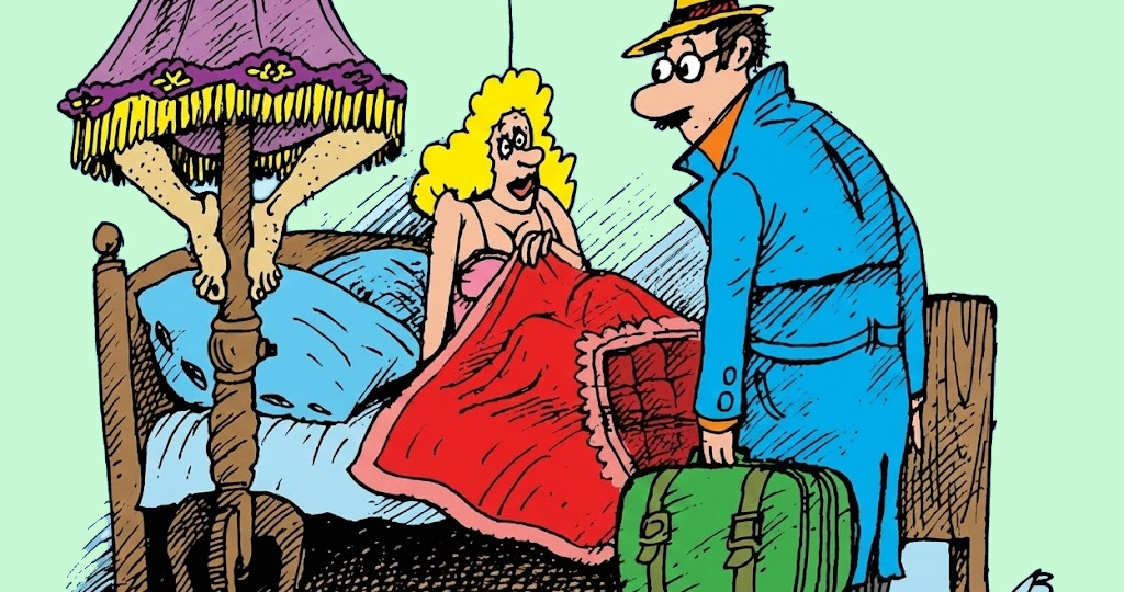 Остроумные карикатуры вне времени от художника Валентина Дубинина