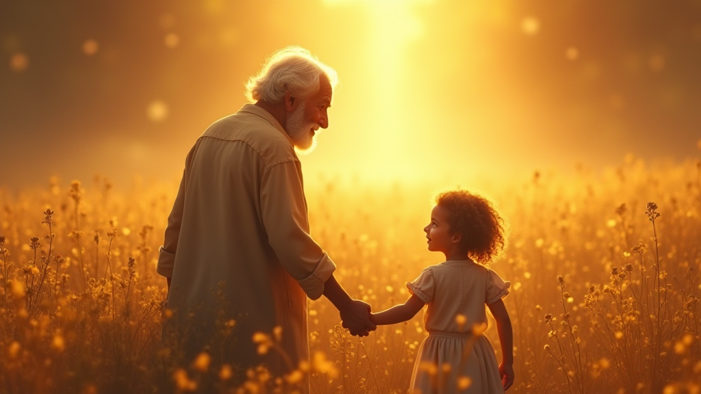 Встреча поколений: река времени соединяет сердца.