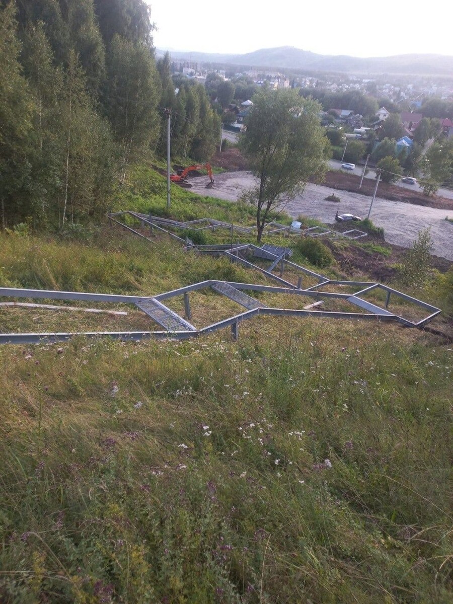    Благоустройство смотровой площадки "Чертов палец". Источник: t.me/gromov_maima