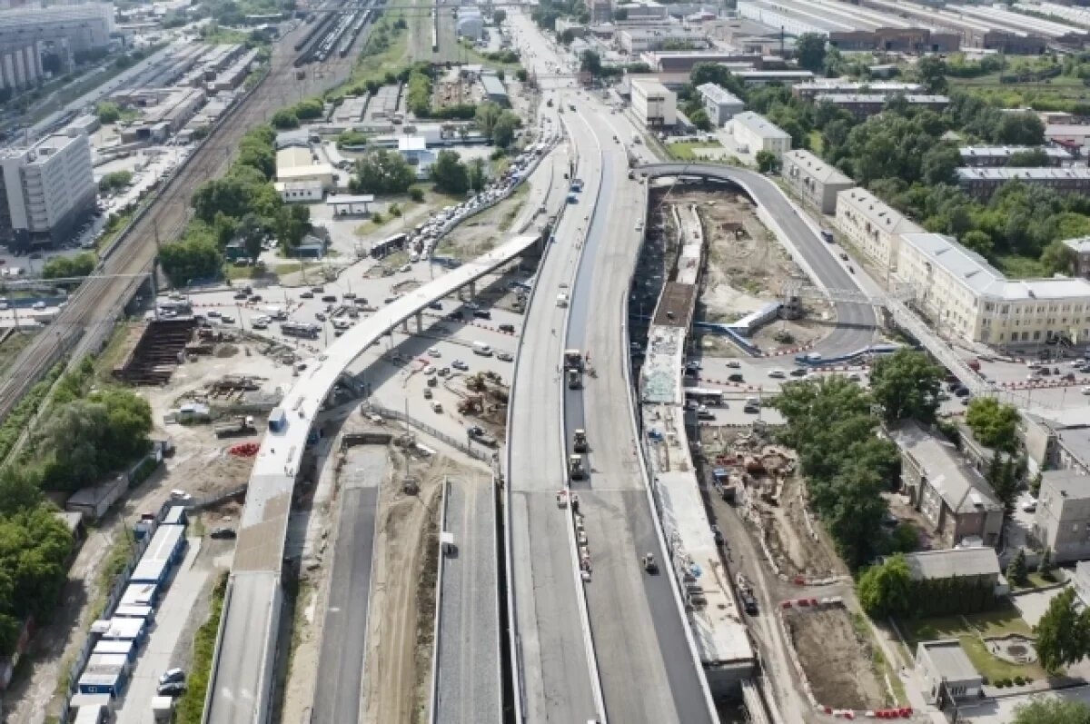    В Новосибирске откроют два съезда четвертого моста через Обь