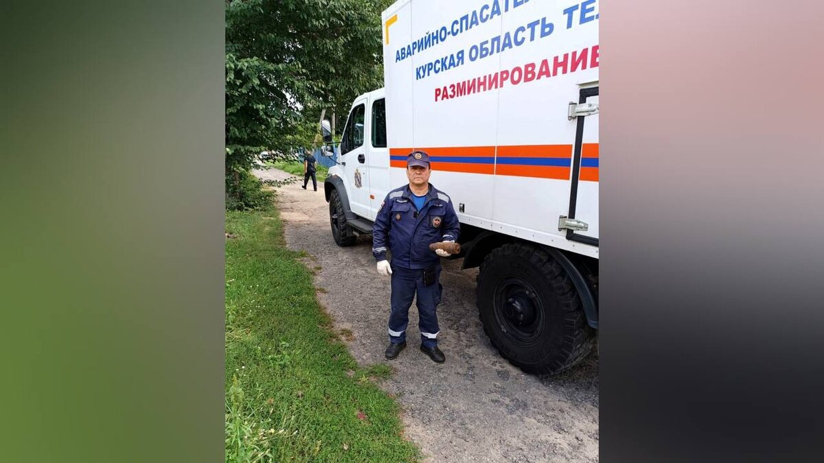    Артиллерийский снаряд времен ВОВ обнаружен в Горшеченском районе Курской области
