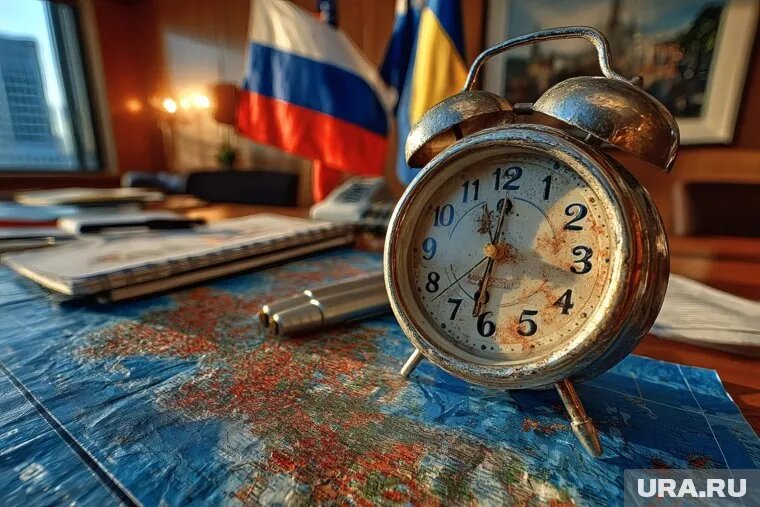 Встреча Путина и Зеленского уже прорабатывается. Фото: Создано в Midjourney © URA.RU