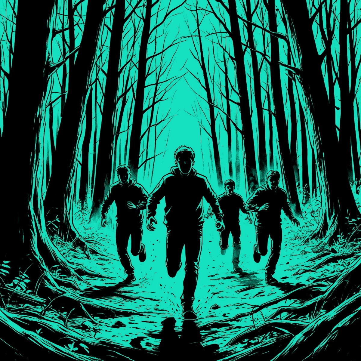 Где-то на западном побережье Уэльса, недалеко от жилого района, был небольшой участок леса...