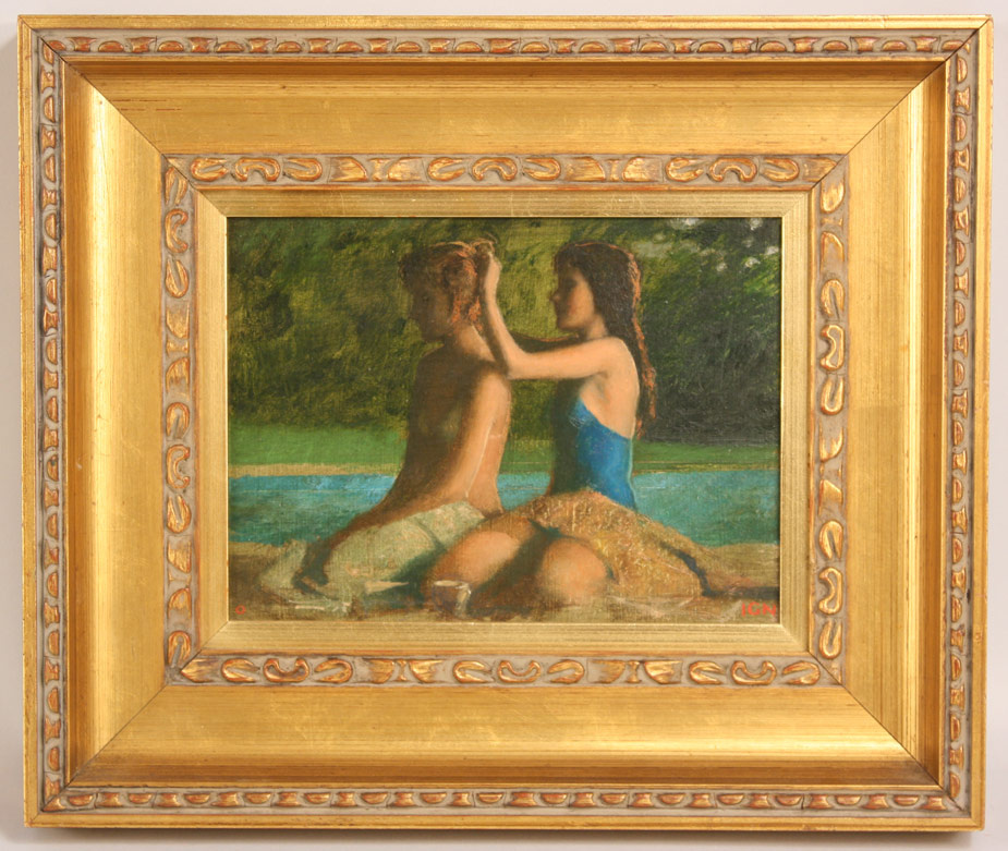 Бо Бартлетт, "Девушки у бассейна"