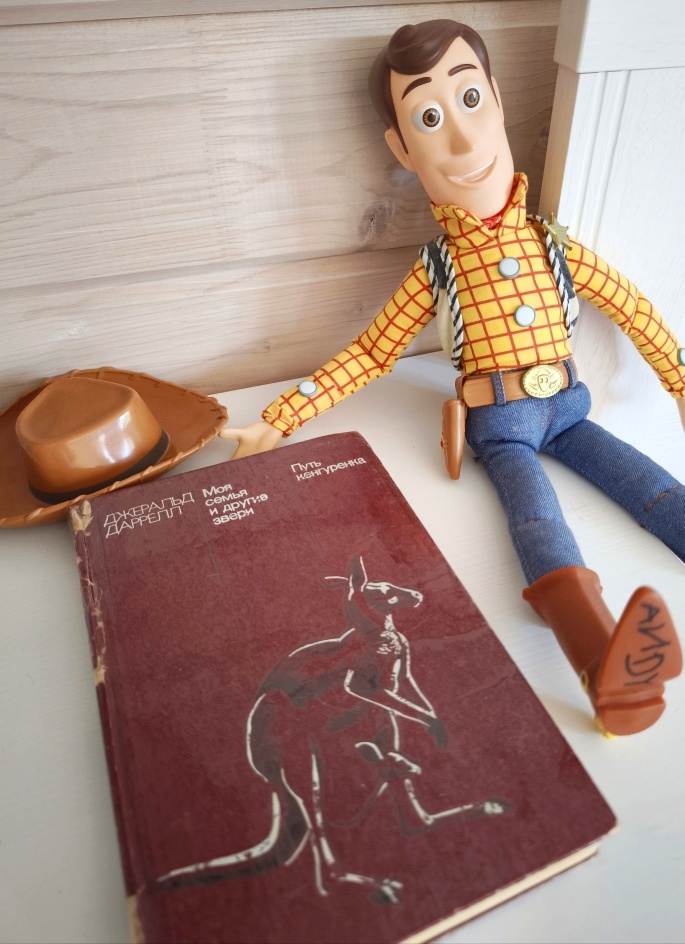 Хоть Даррелл и не американец, но он такой же свободолюбивый ковбой, как и этот милый персонаж из мультфильма.