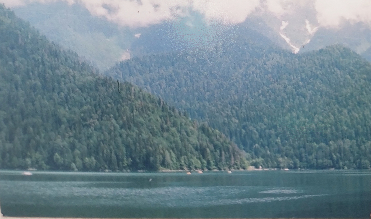 Озеро Рица, личное фото 