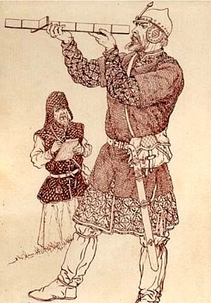 Ковригин В.И. Эскиз костюма. Выродков под Казанью