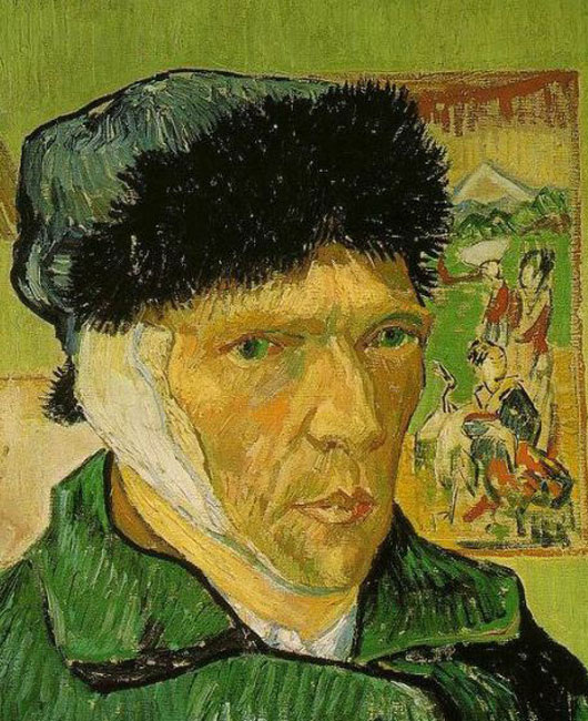  Автопортрет с отрезанным ухом, Винсент Ван Гог